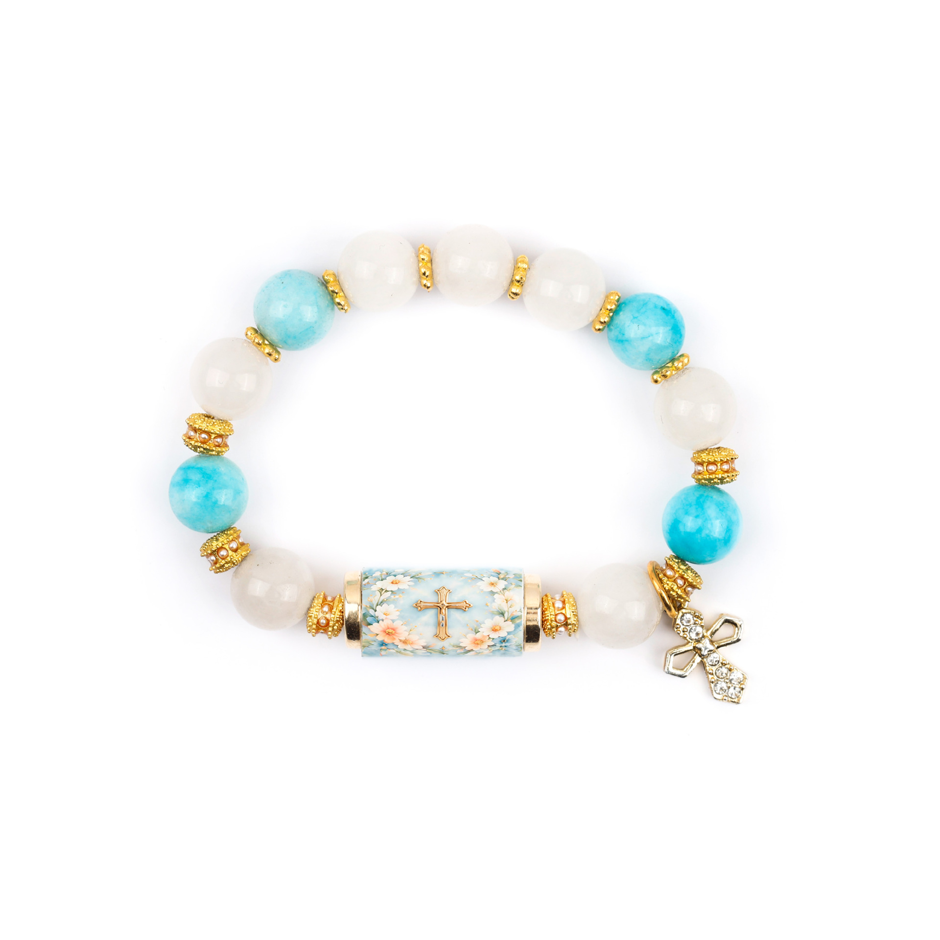 7:Cross crystal bracelet