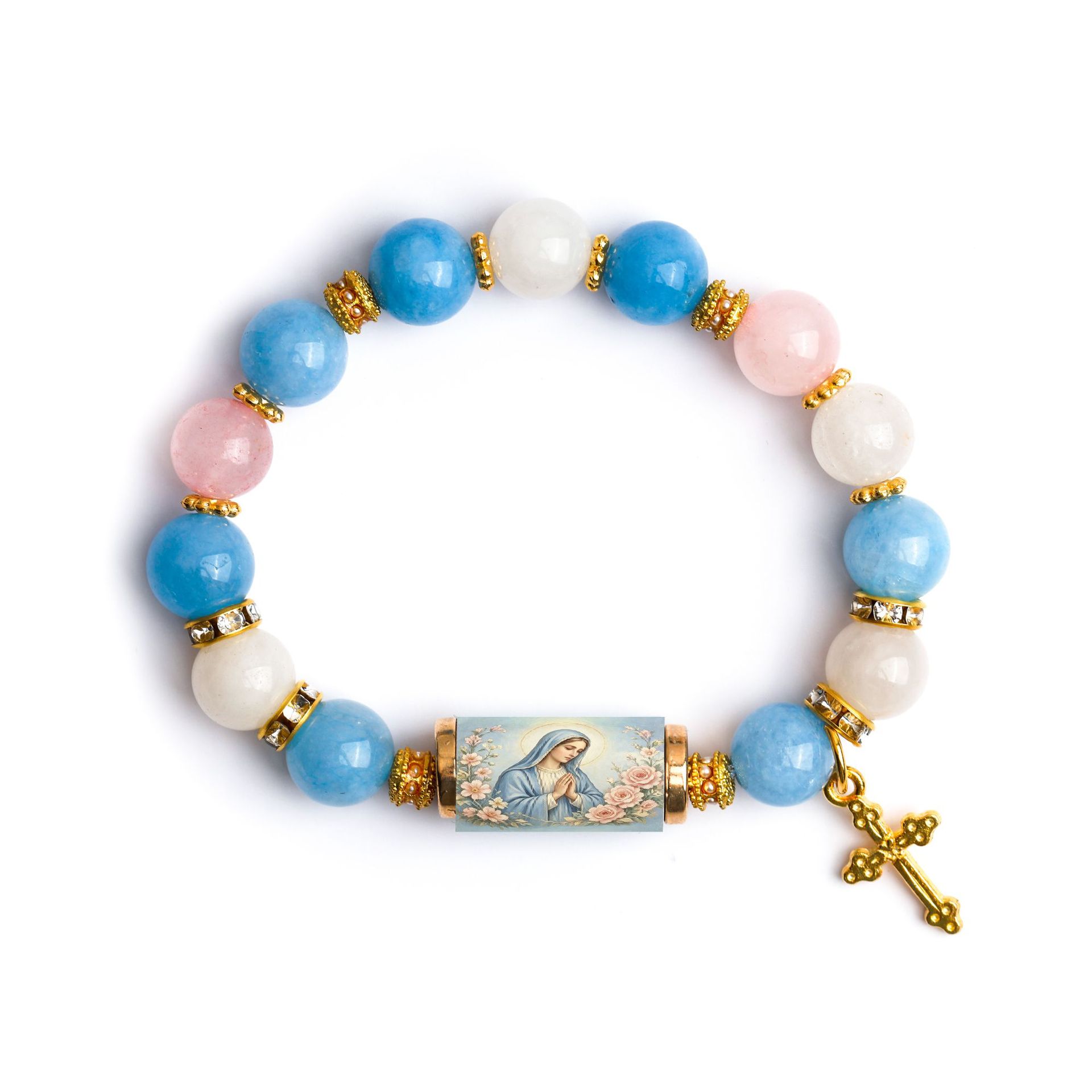 8:Virgin crystal bracelet