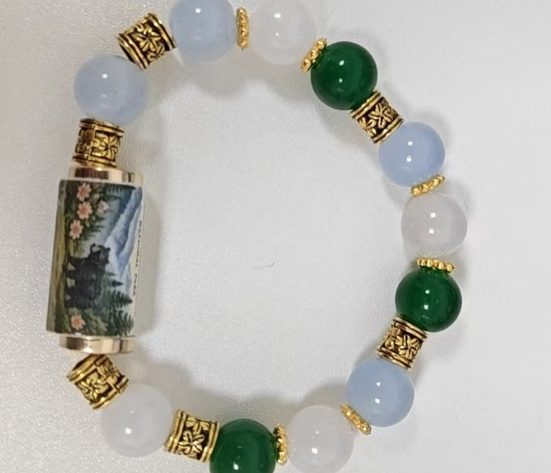 21:Black ox crystal bracelet