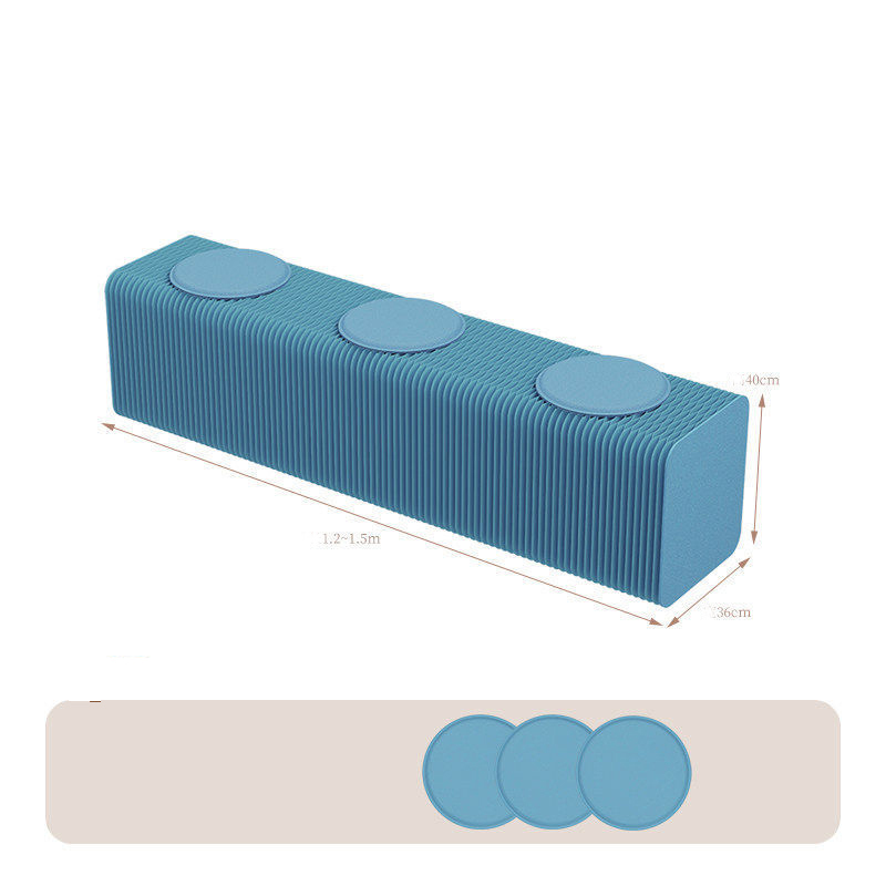 Blue 1.5m bench [free round cushion]