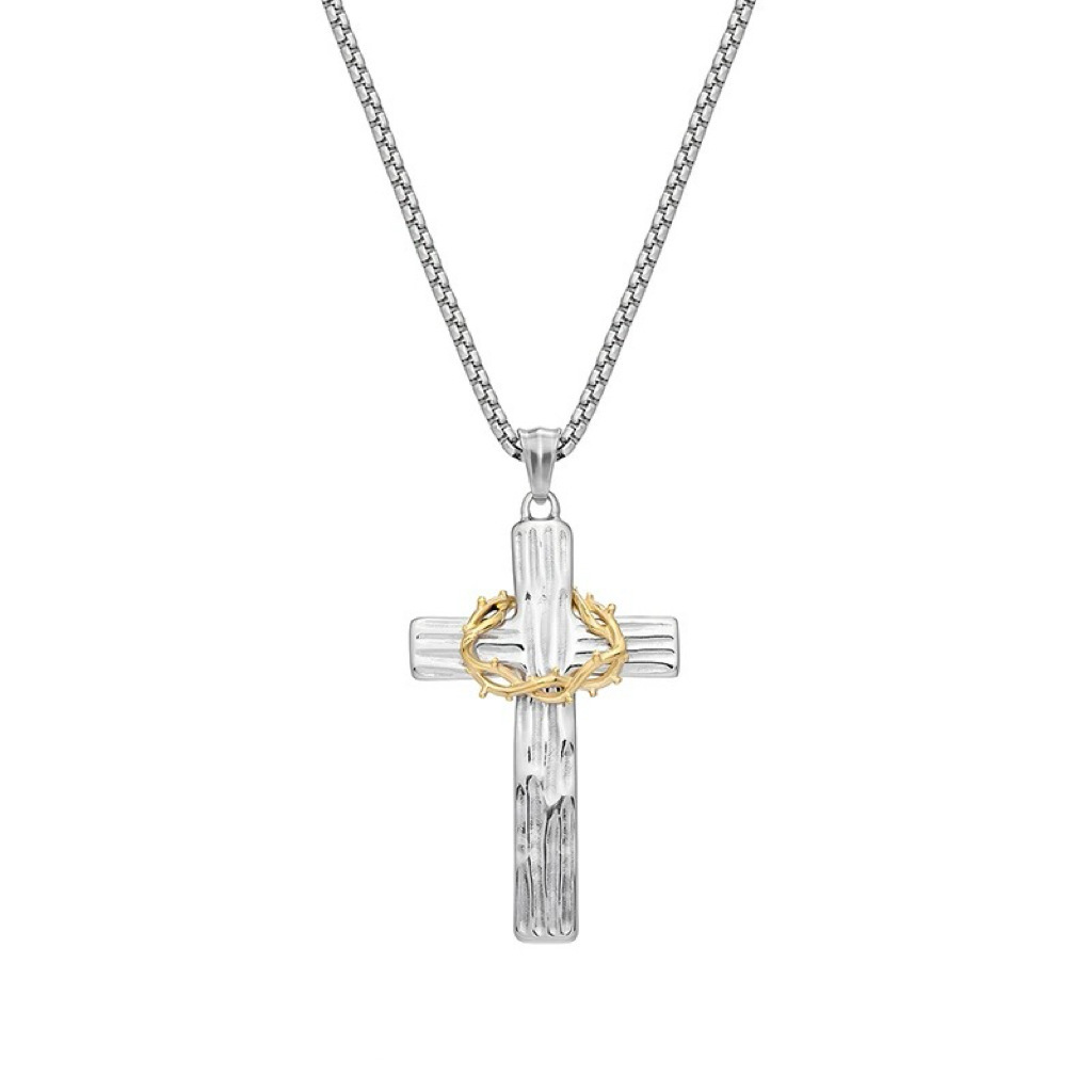 3:Steel pendant with chain