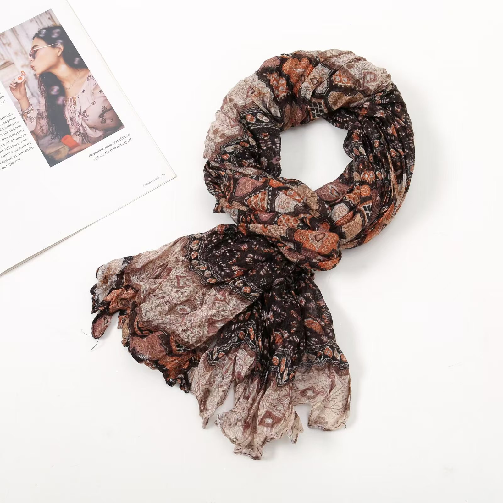 Floral style with orange