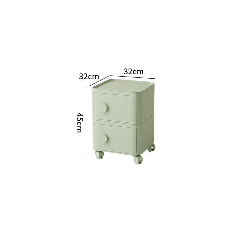 2-layer pulley with handle-matcha green