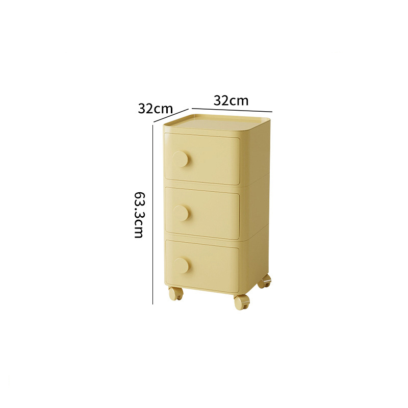 3-layer pulley with handle-tulip yellow