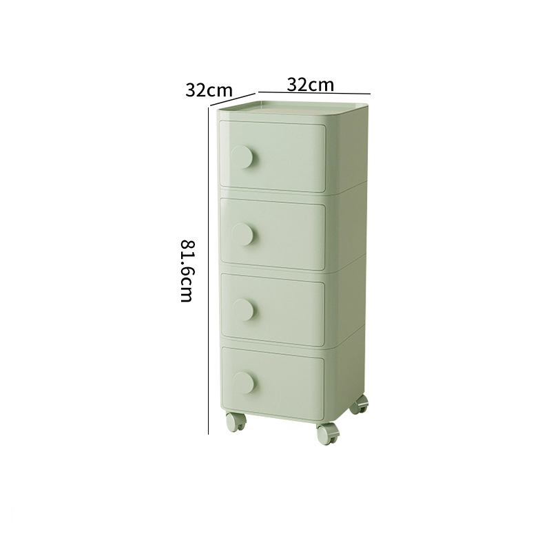 4-layer pulley with handle-matcha green