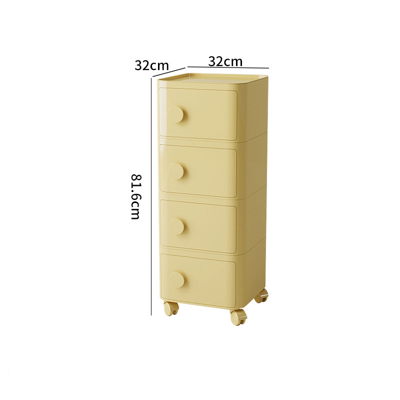 4-layer pulley with handle-tulip yellow