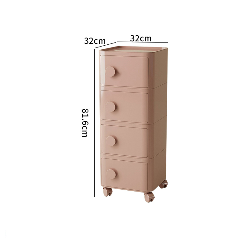 4-layer pulley with handle-pink handle