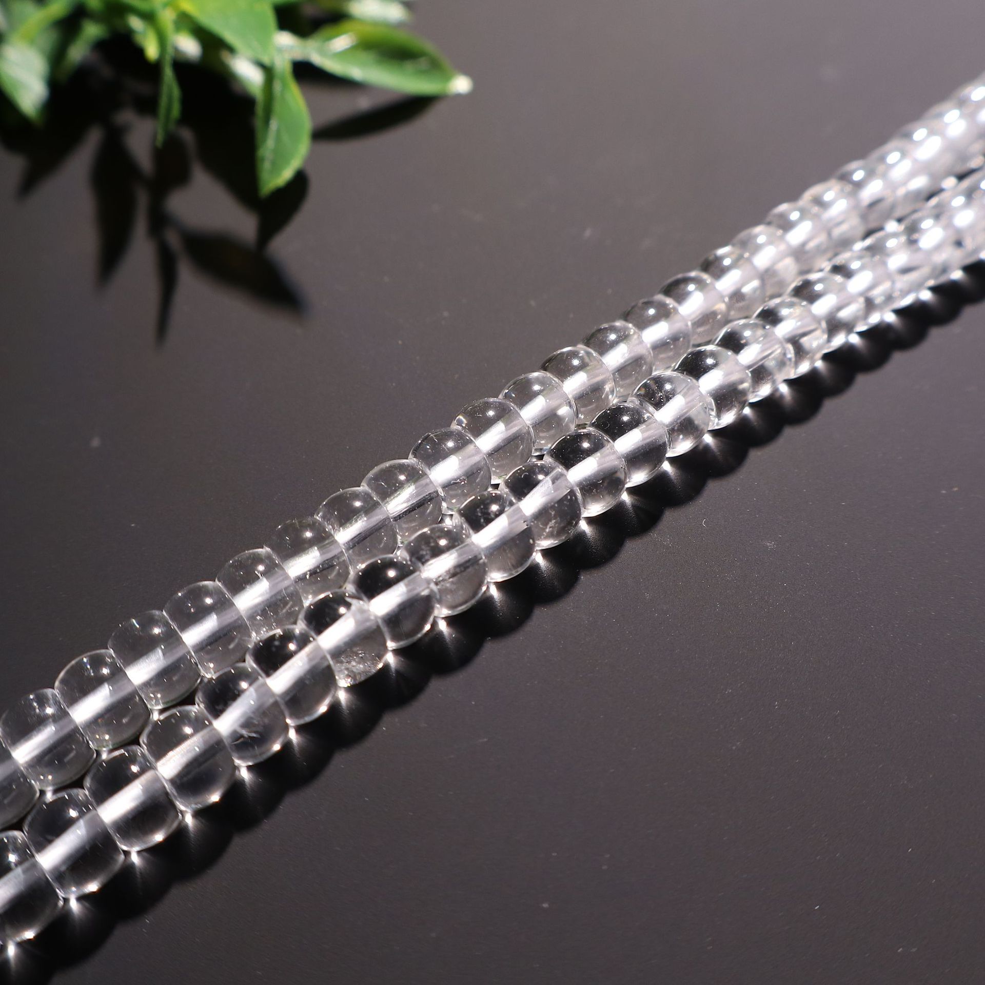 1:4x6mm abacus beads (about 90 pieces)