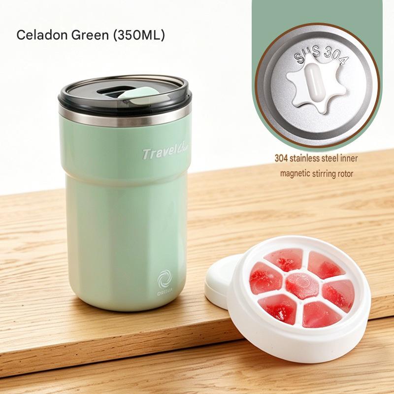 Green with ice tray
