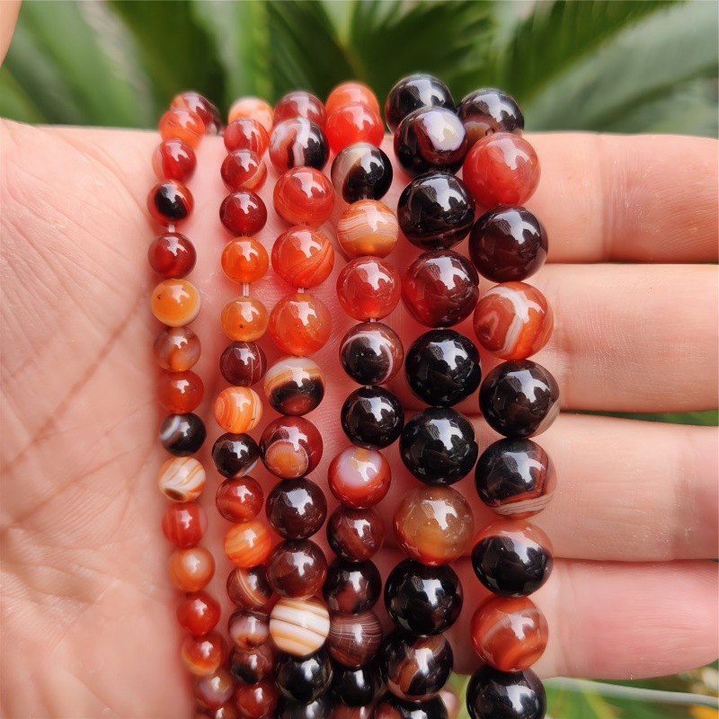 Fantasy striped agate 12mm/30pcs