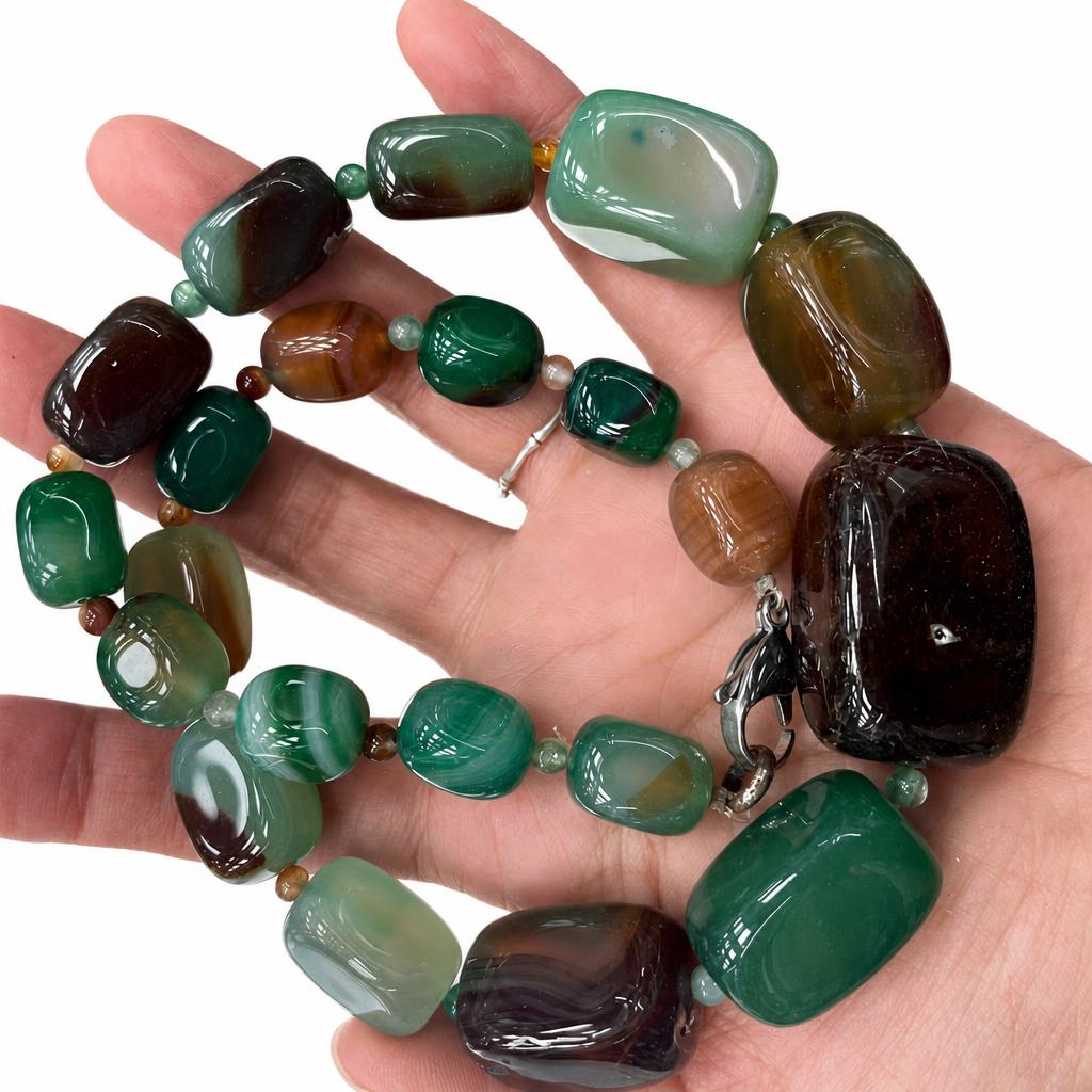 6:red green agate