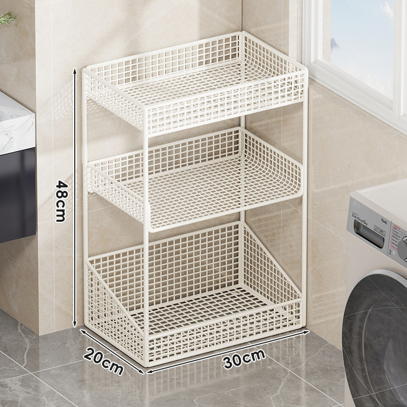 White, three-tier, medium size