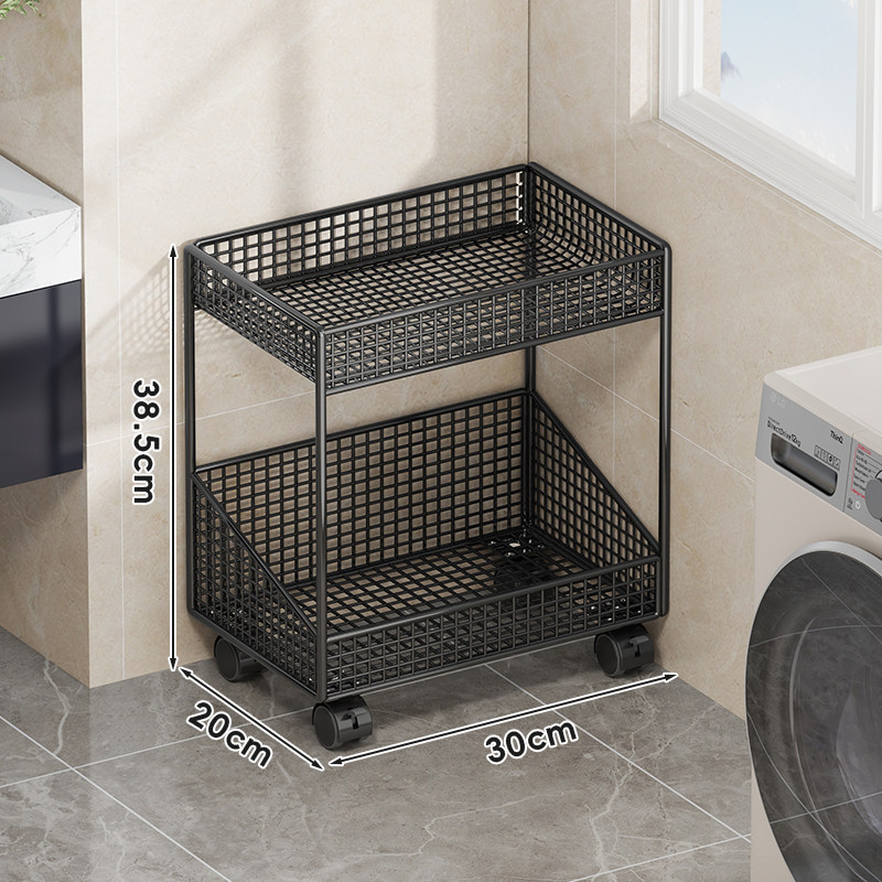 Black two-tier medium-sized [mobile version]