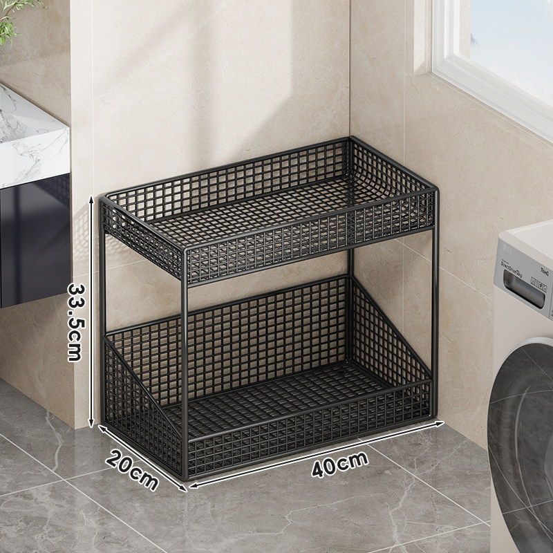 Black, two-tier, large size