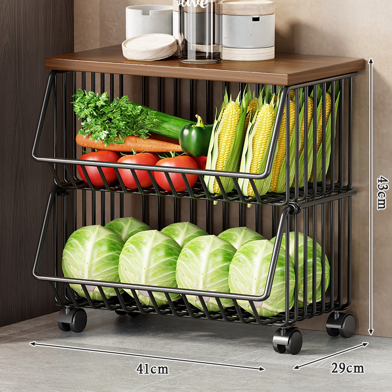 Black large size double-layered wheeled model
