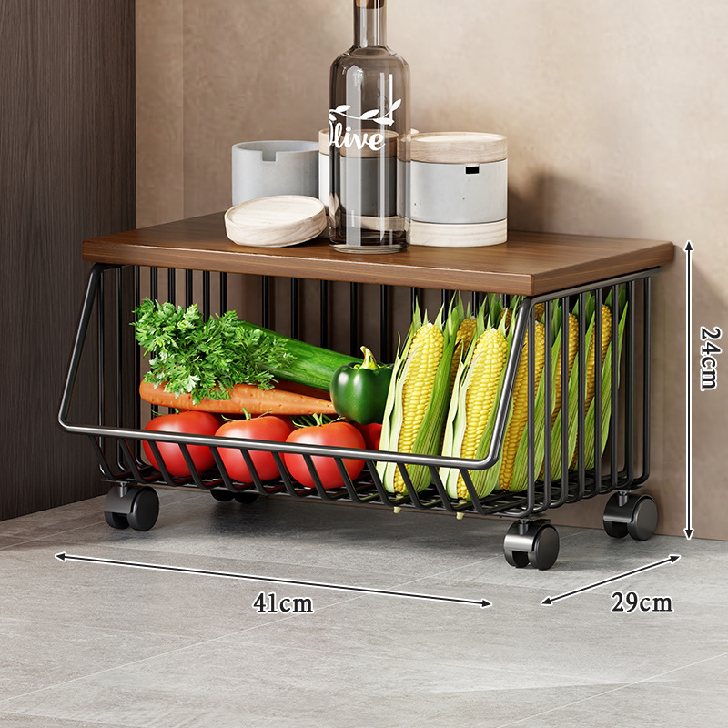 Black, large size - single layer with wheels