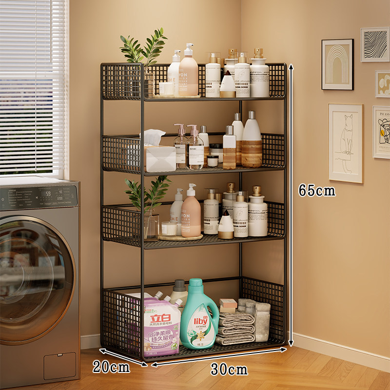 Black four-tier medium - no wheels