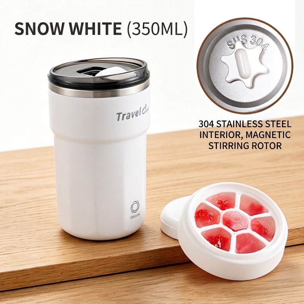 White with ice tray