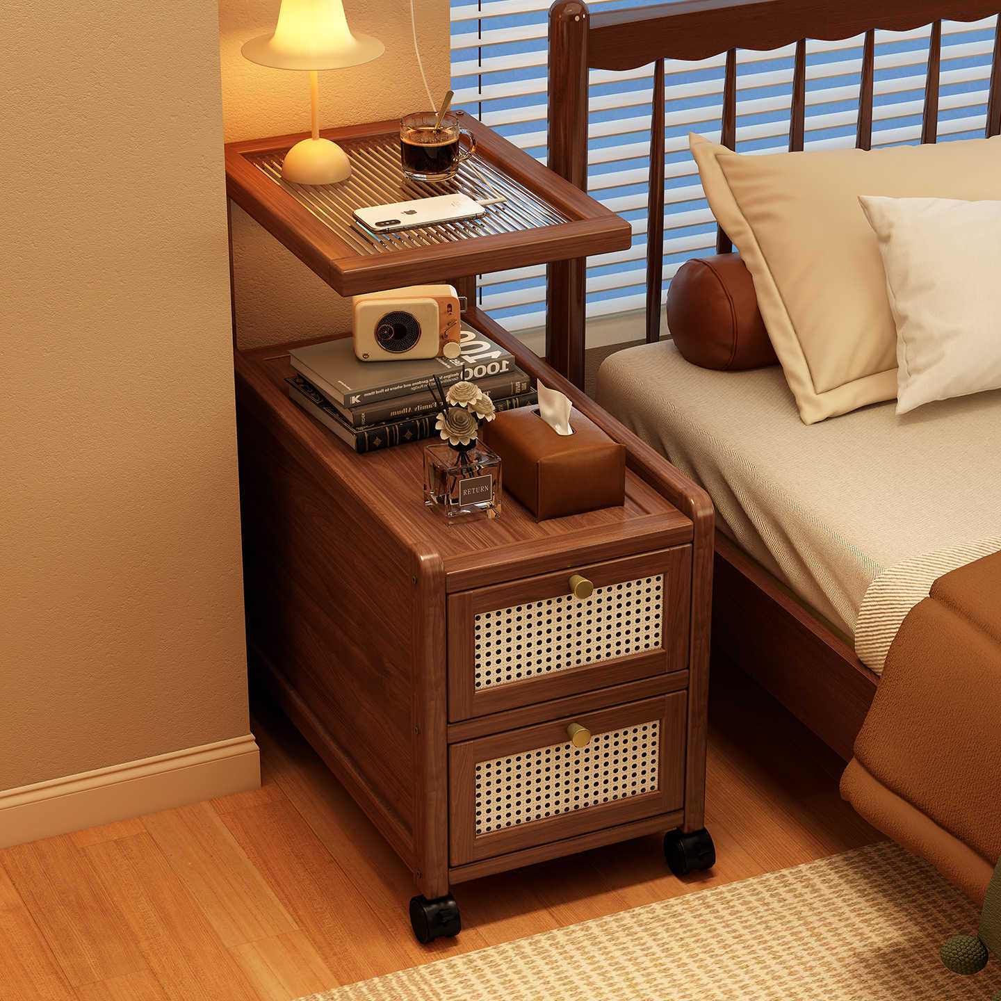 Acrylic 25/bedside table