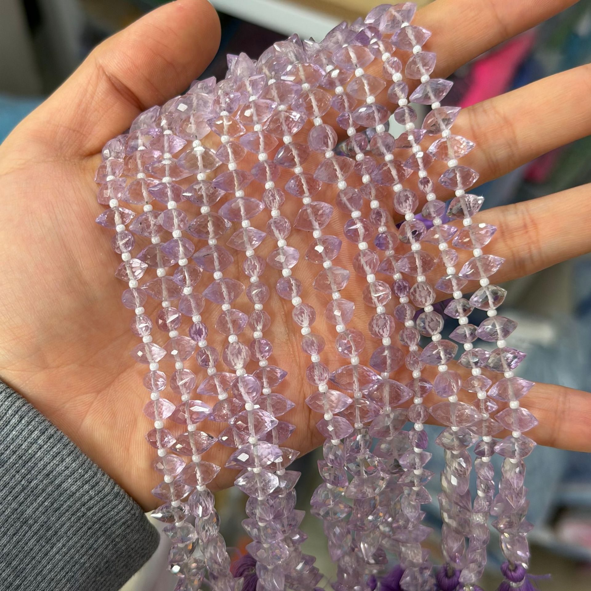 1:Lavender 11x6mm/27pcs