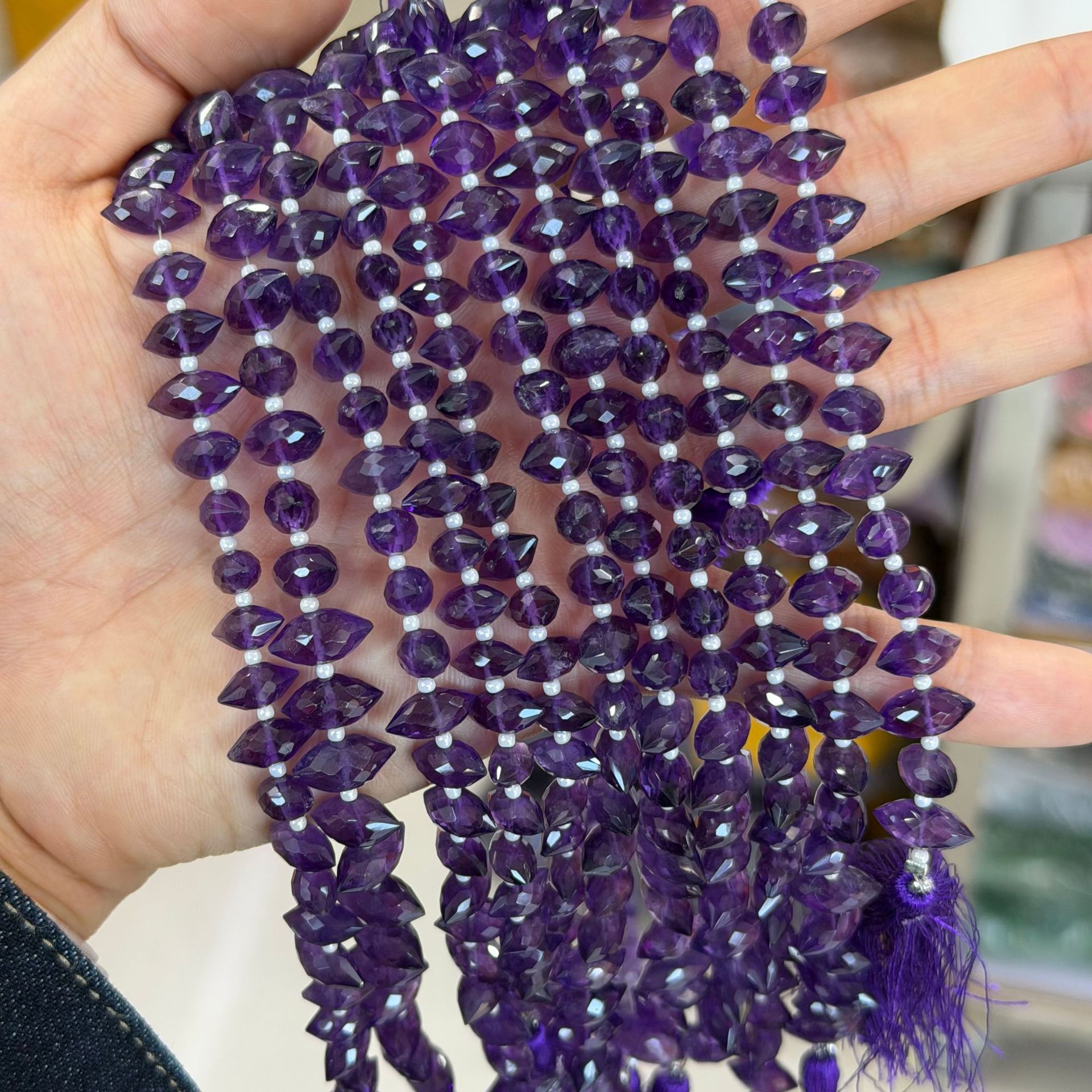 9 Amethyst 11*6mm/26pcs