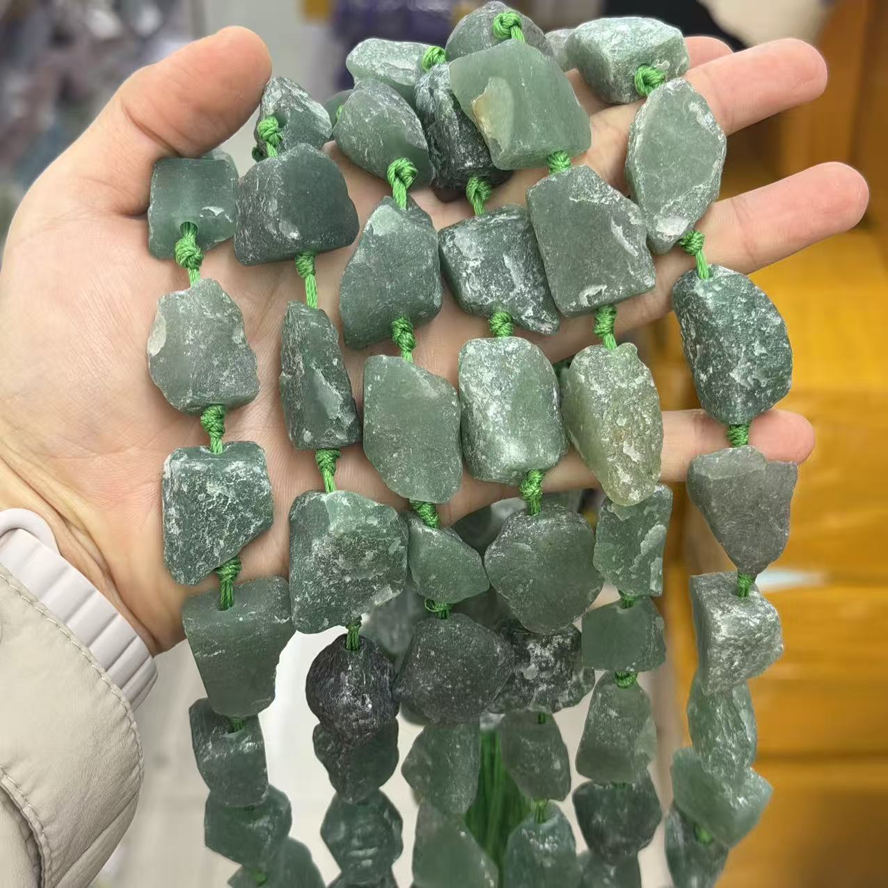 10 Green aventurine 20-24mm/14-15pcs