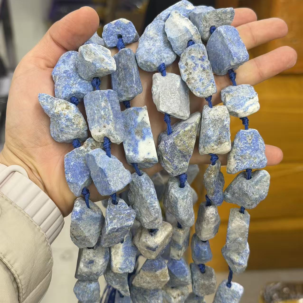 7 Lapis lazuli 20-24mm/14-15pcs