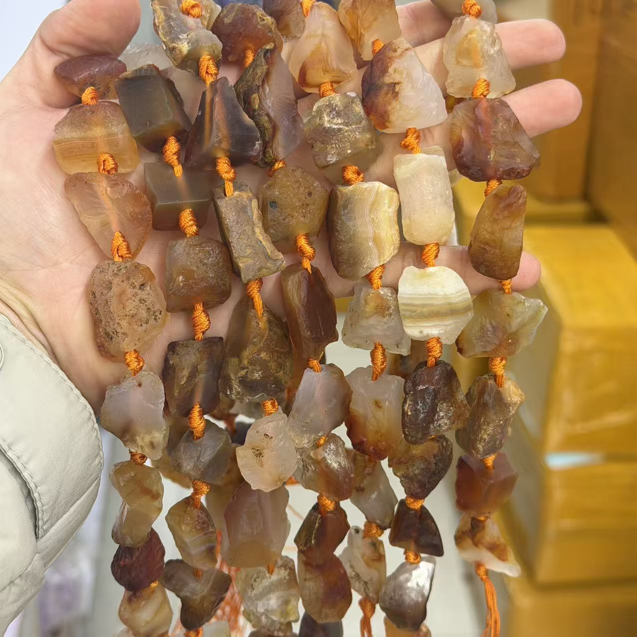8 Original color agate 20-24mm/14-15pcs