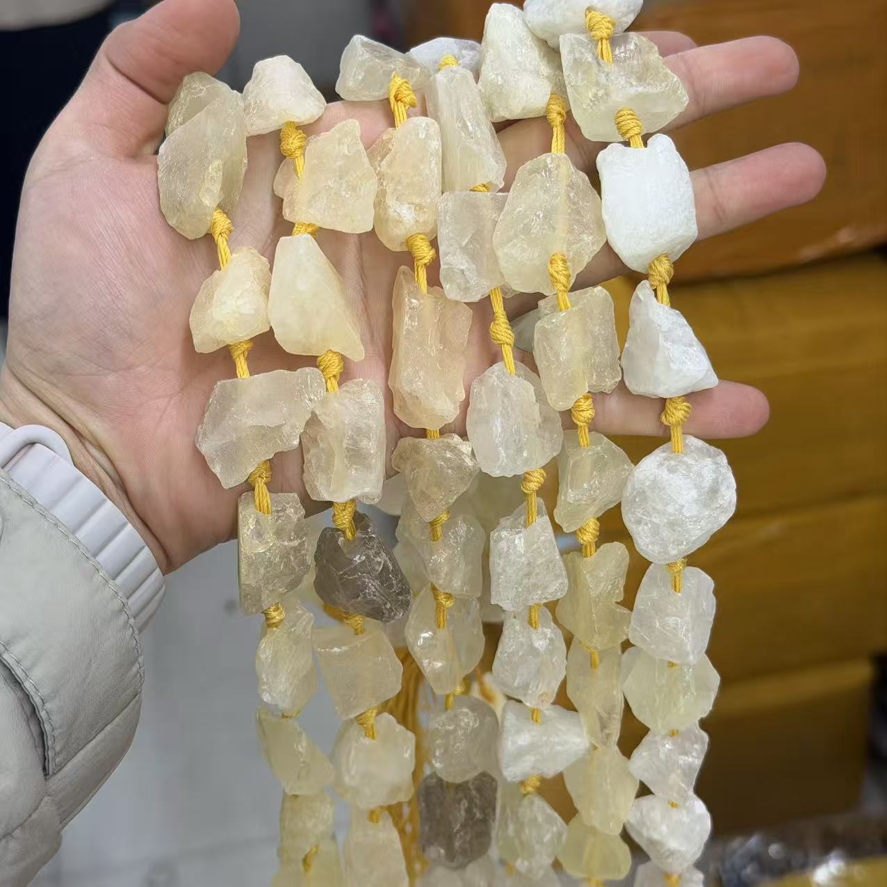 5 Lemon crystal 20-24mm/14-15pcs