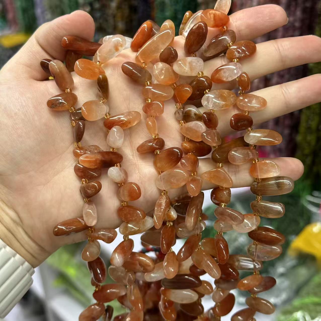 10:Red rabbit hair crystal