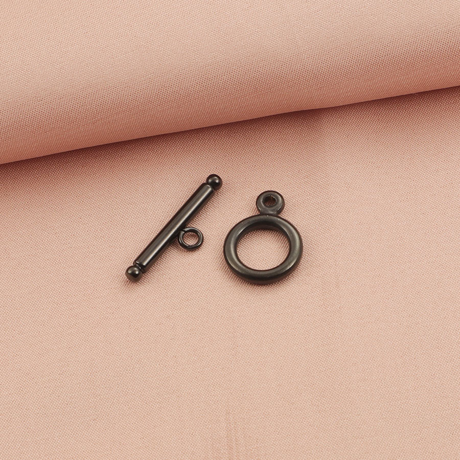 7 Black (one-piece circle) set