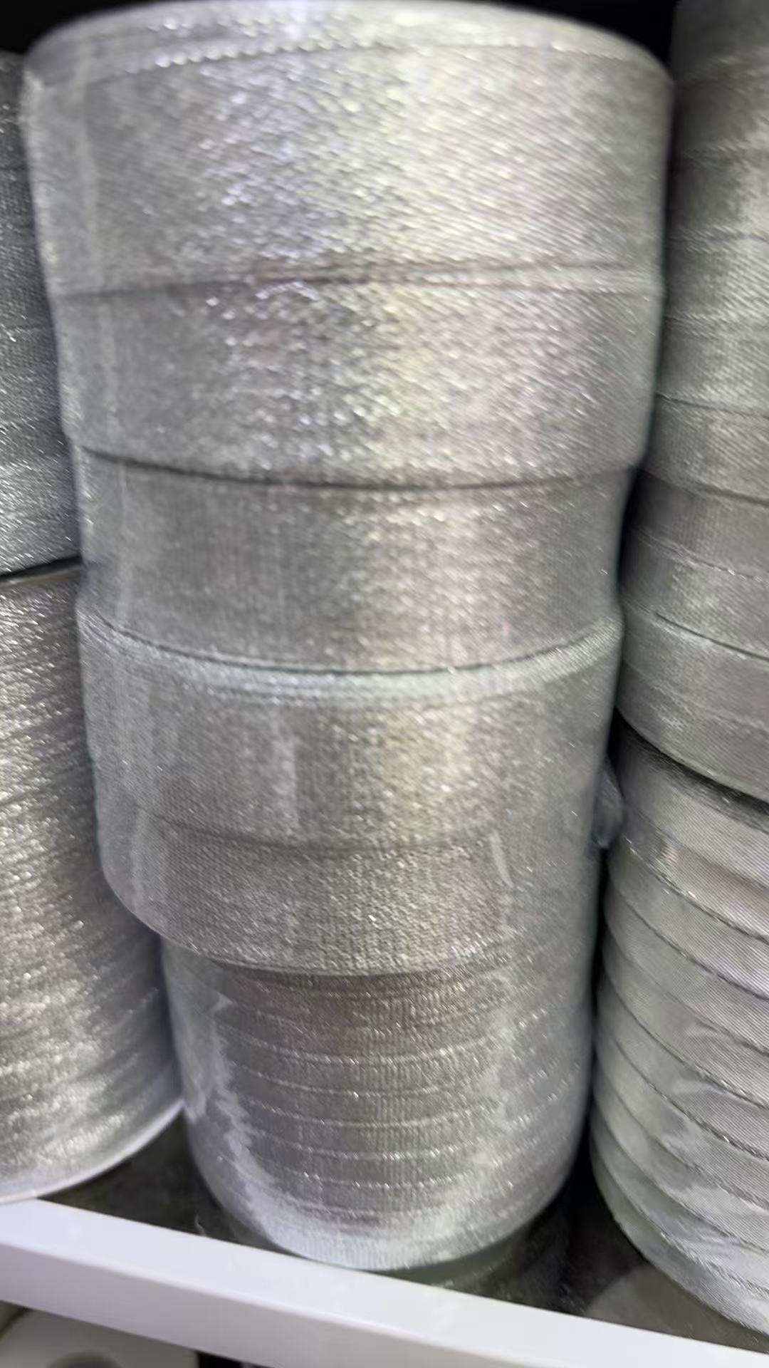 silver 10mm, 25 yard/10pcs lot