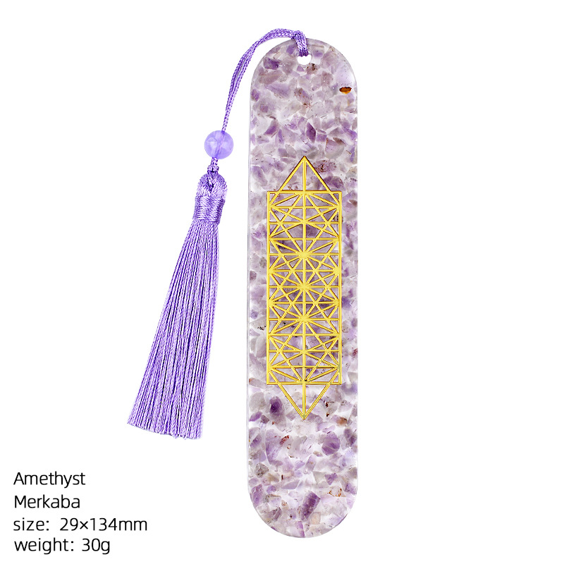 12 Amethyst (merkaba bookmark)