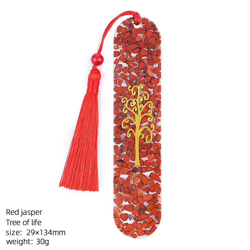 15 Red jasper (tree of life bookmark)