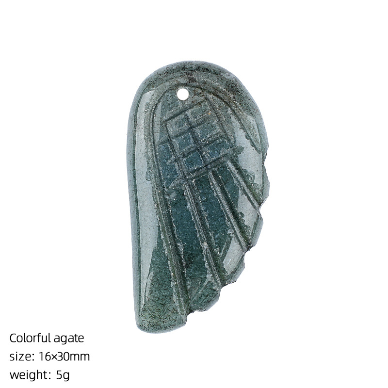 4:Indian agate wings pendant