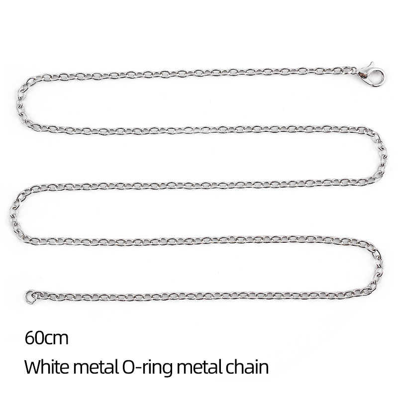 1:Silver o-shaped chain