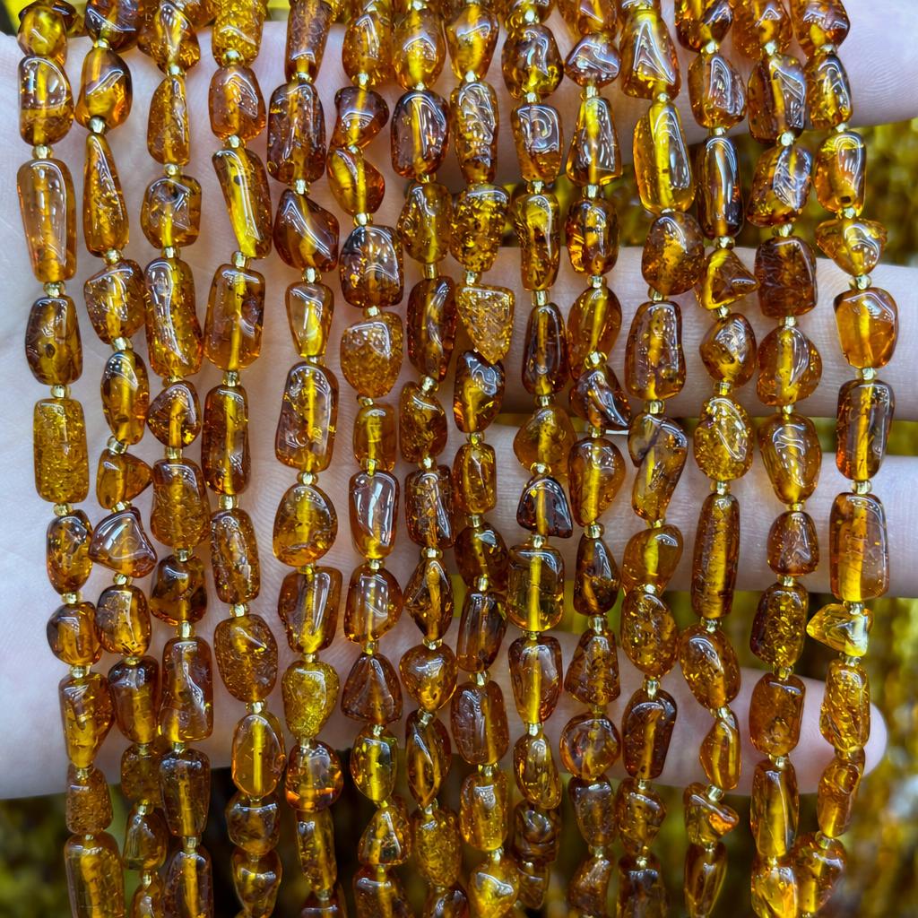 6x10mm amber conformable (about 37 pieces)