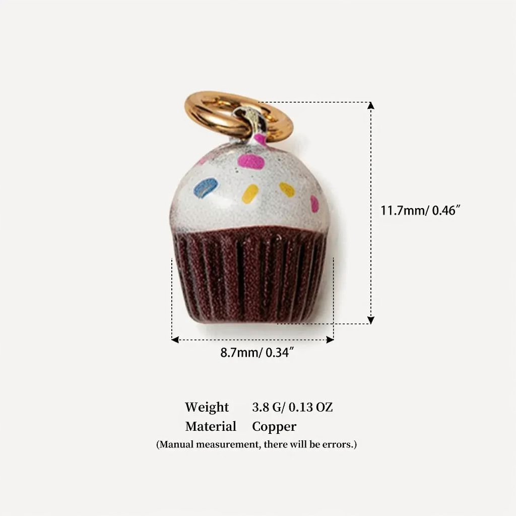 3:3 white chocolate cake pendants