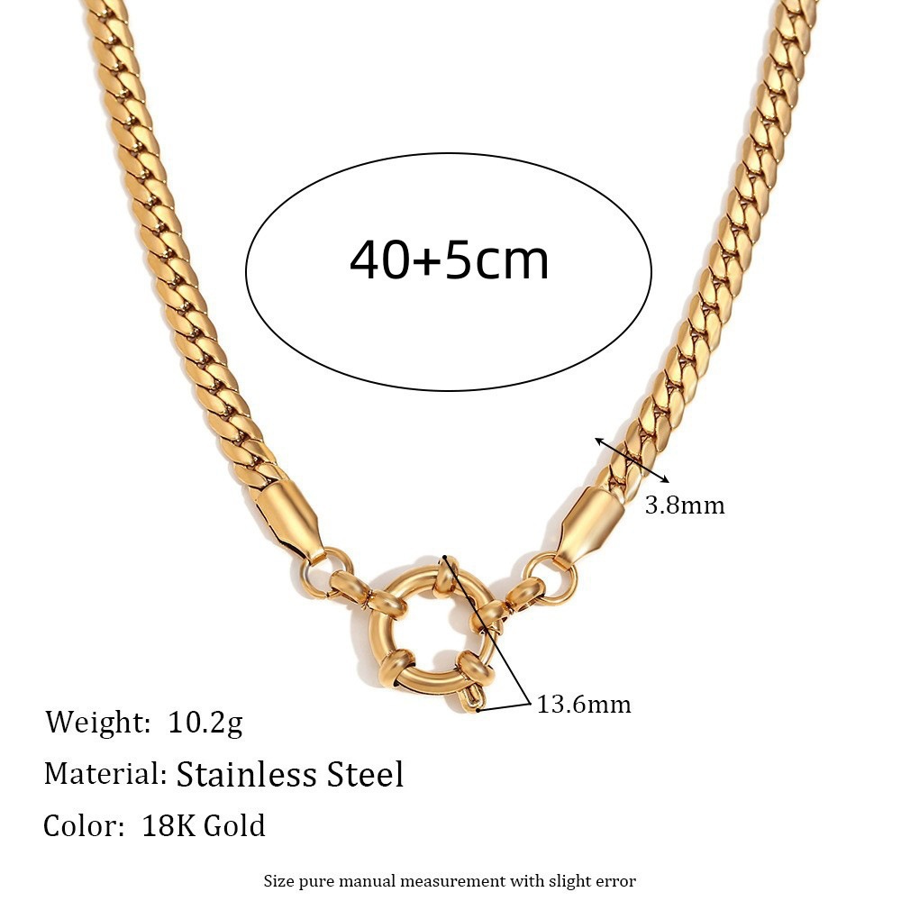 32:Nk sailor buckle chain 40 5cm