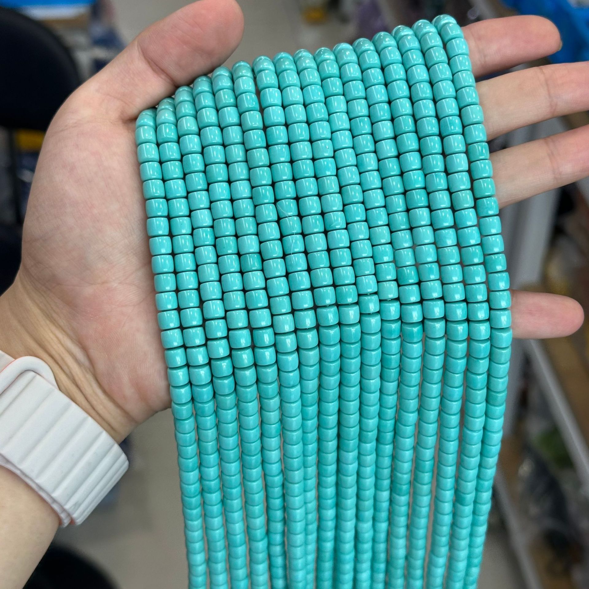 5 Magnesite 5*6mm/63pcs