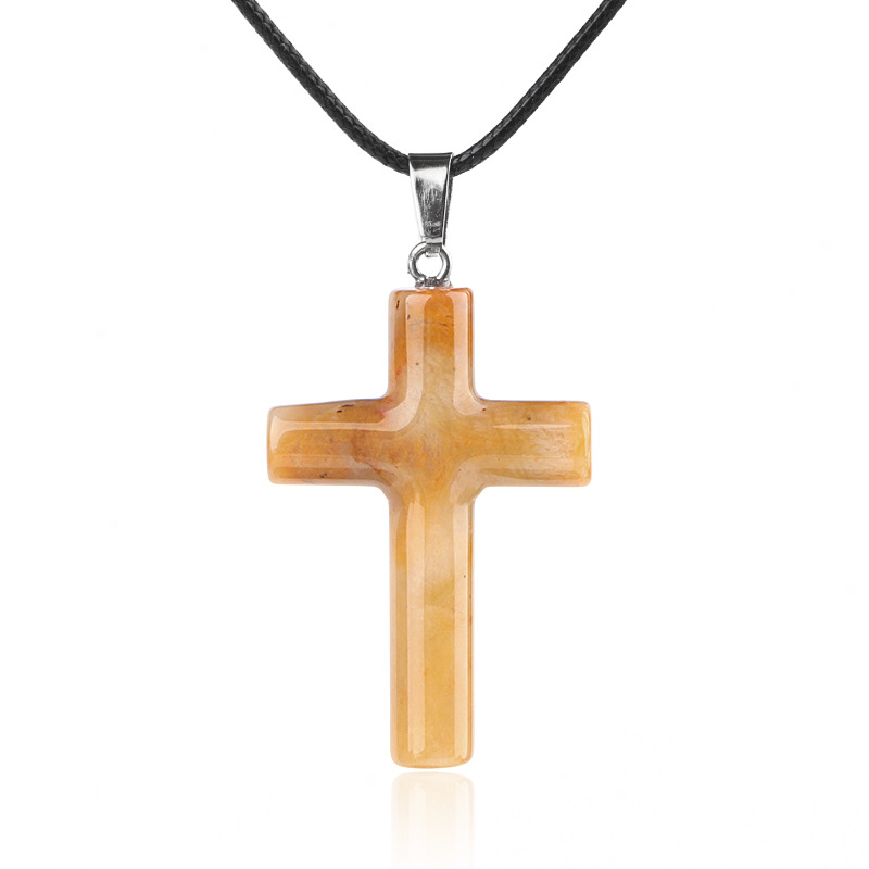 6:Topaz (cross necklace)