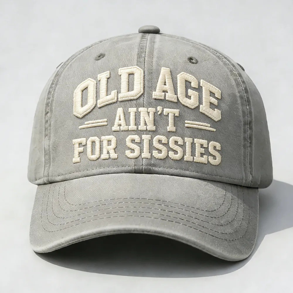 Gray -imitation embroidery print