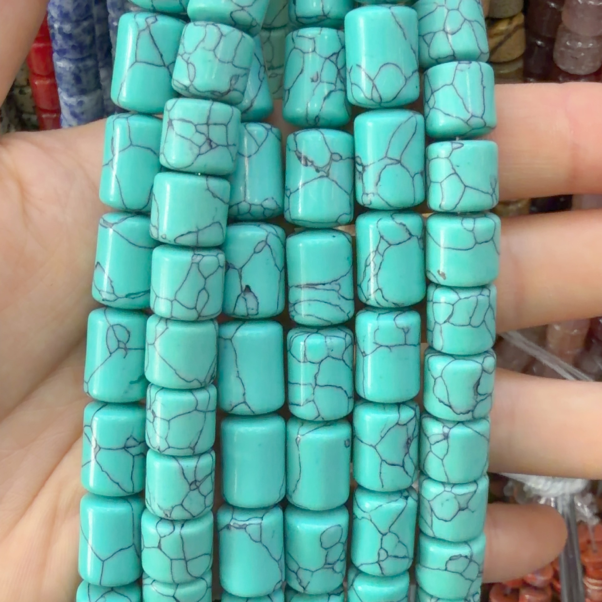 7 Synthetic turquoise