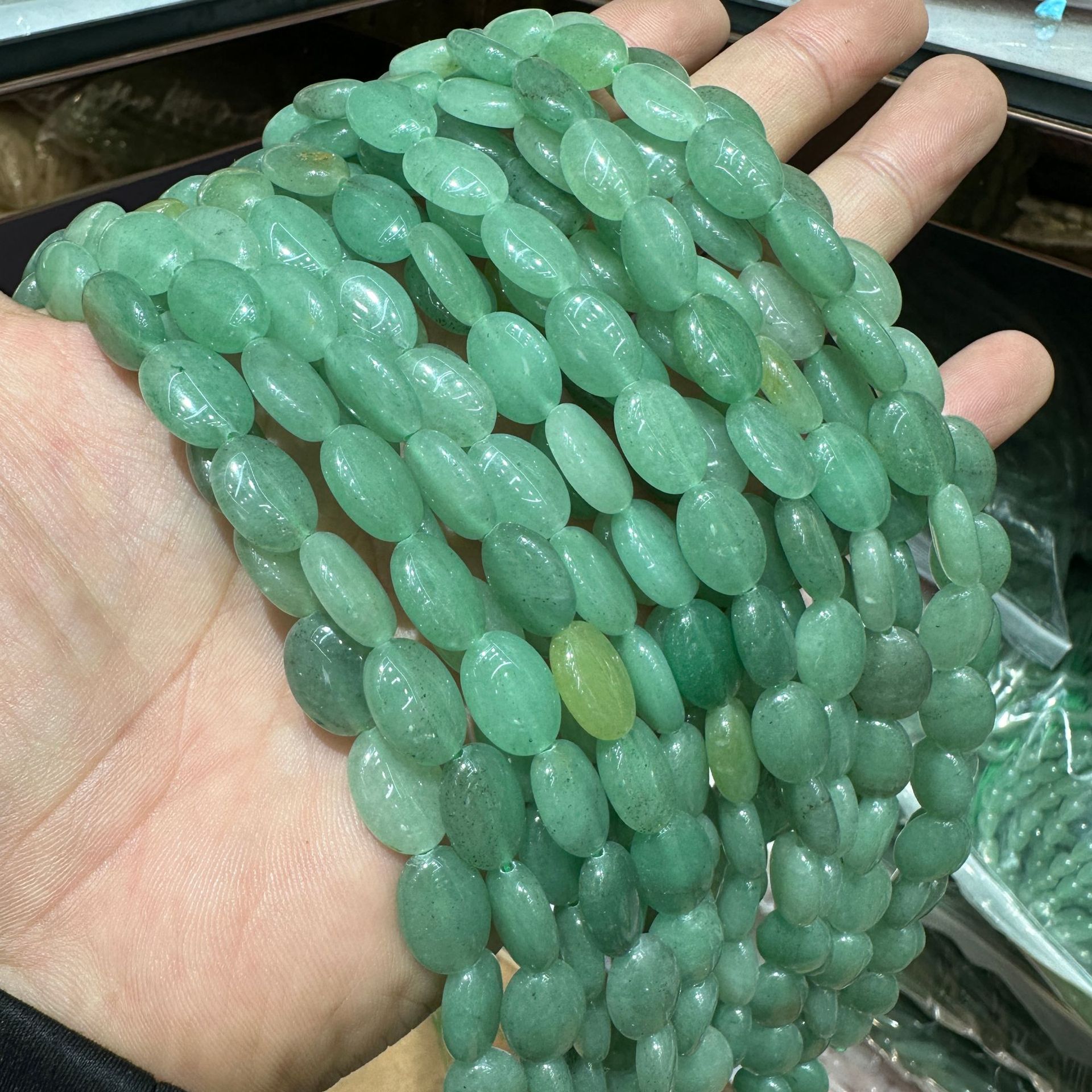 9:9 green aventurine