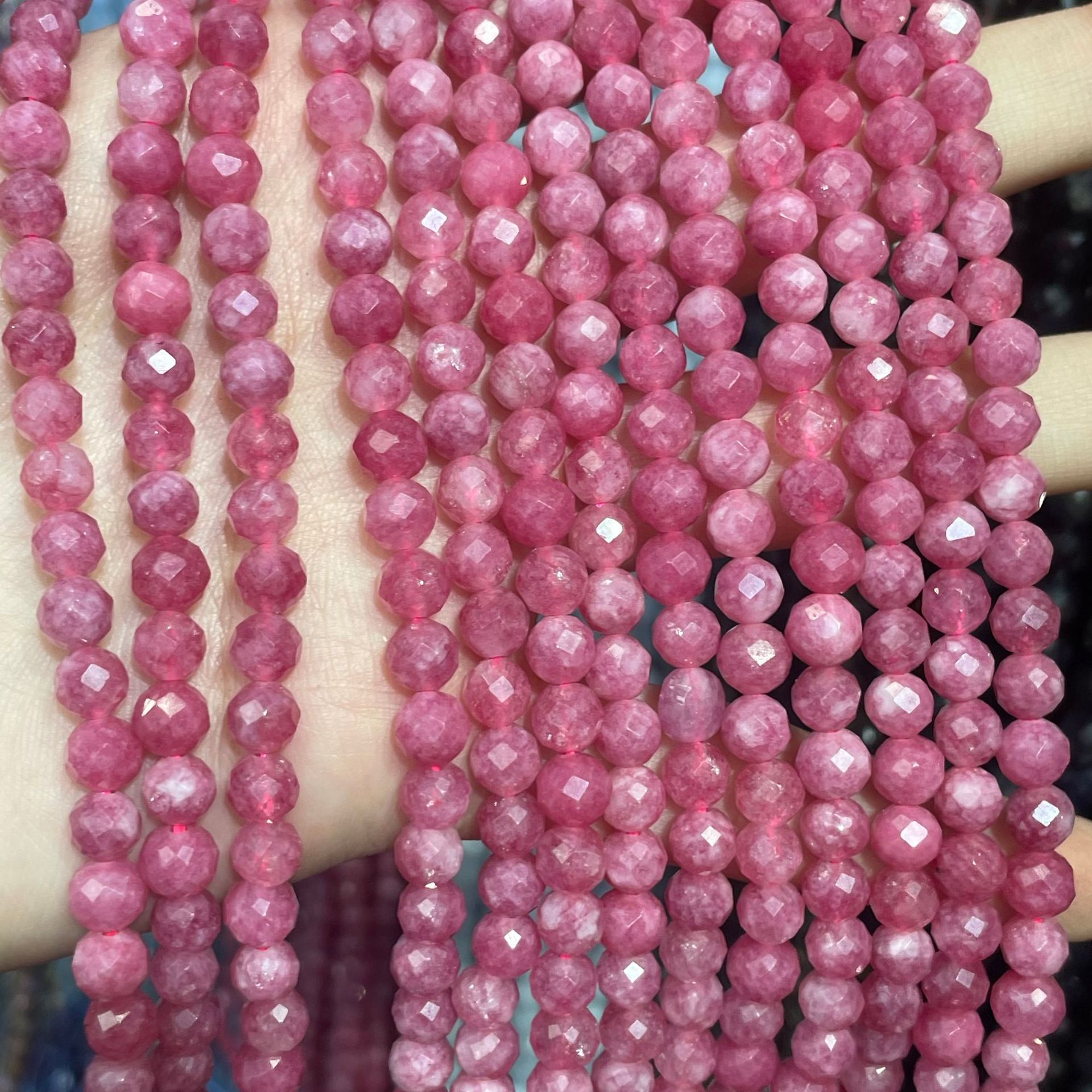 4 rose Chalcedony