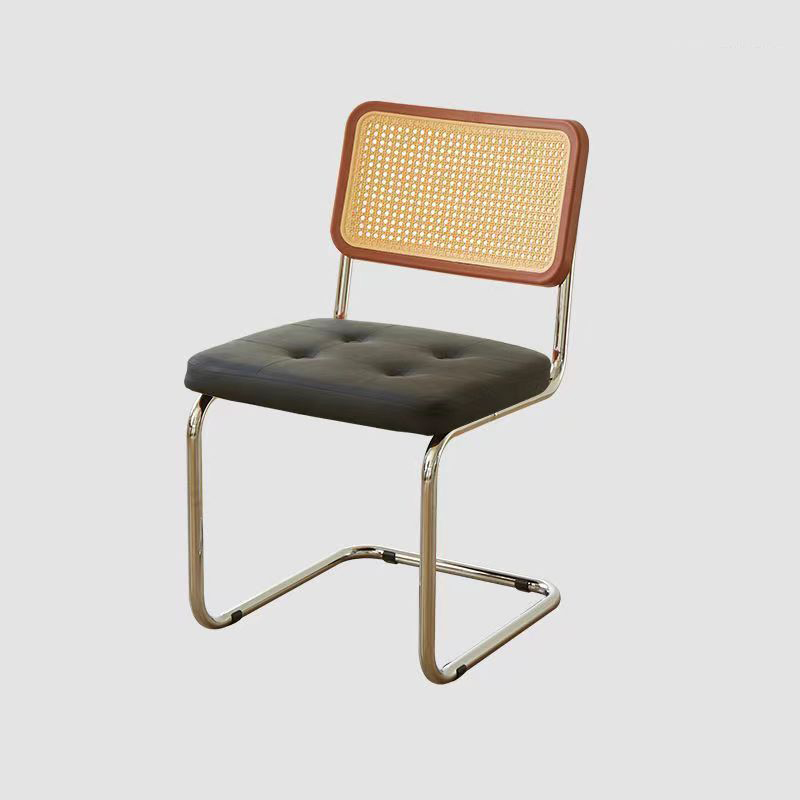 black seat   brown PP backrest