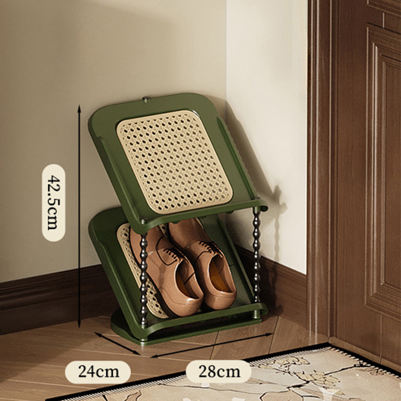 rattan green 2 layers