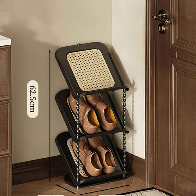 rattan black 3 layers