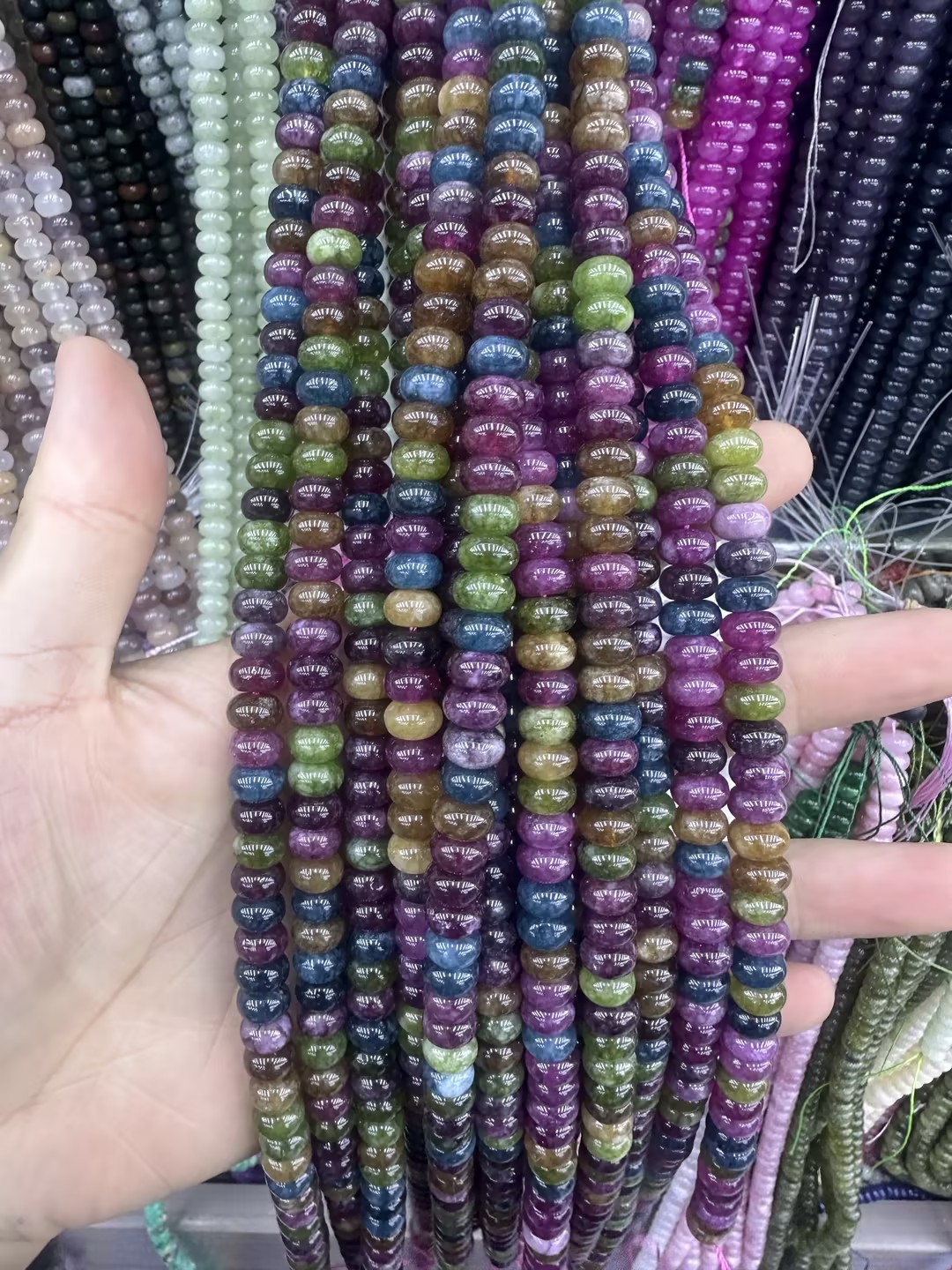 Synthetic bluish-purple