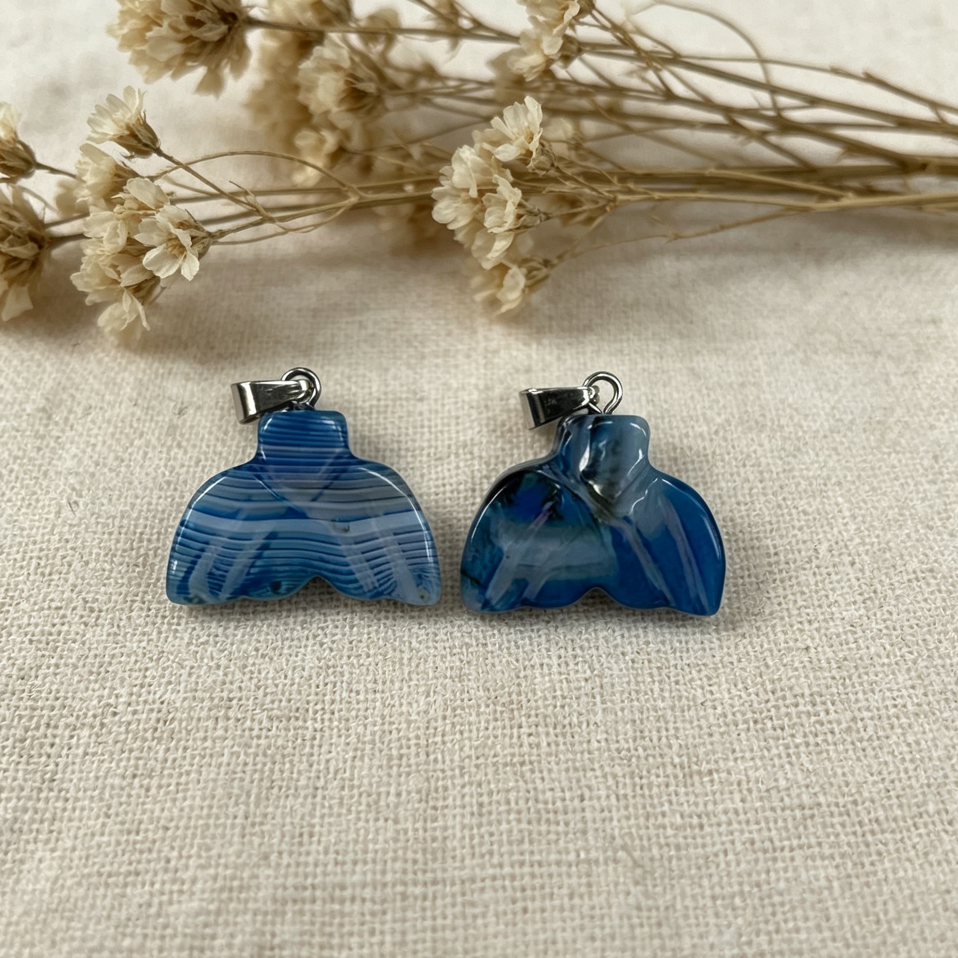 5:Blue striped agate